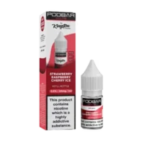 KINGSTON PODBAR - STRAWBERRY RASPBERRY CHERRY ICE - SALTS [BOX OF 10]