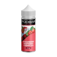 KINGSTON PODBAR - STRAWBERRY RASPBERRY CHERRY ICE - 100ML