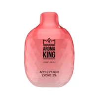 APPLE PEACH LYCHE AROMA KING DIAMOND FAMILY JEWEL MINI 600 DISPOSABLE VAPE POD